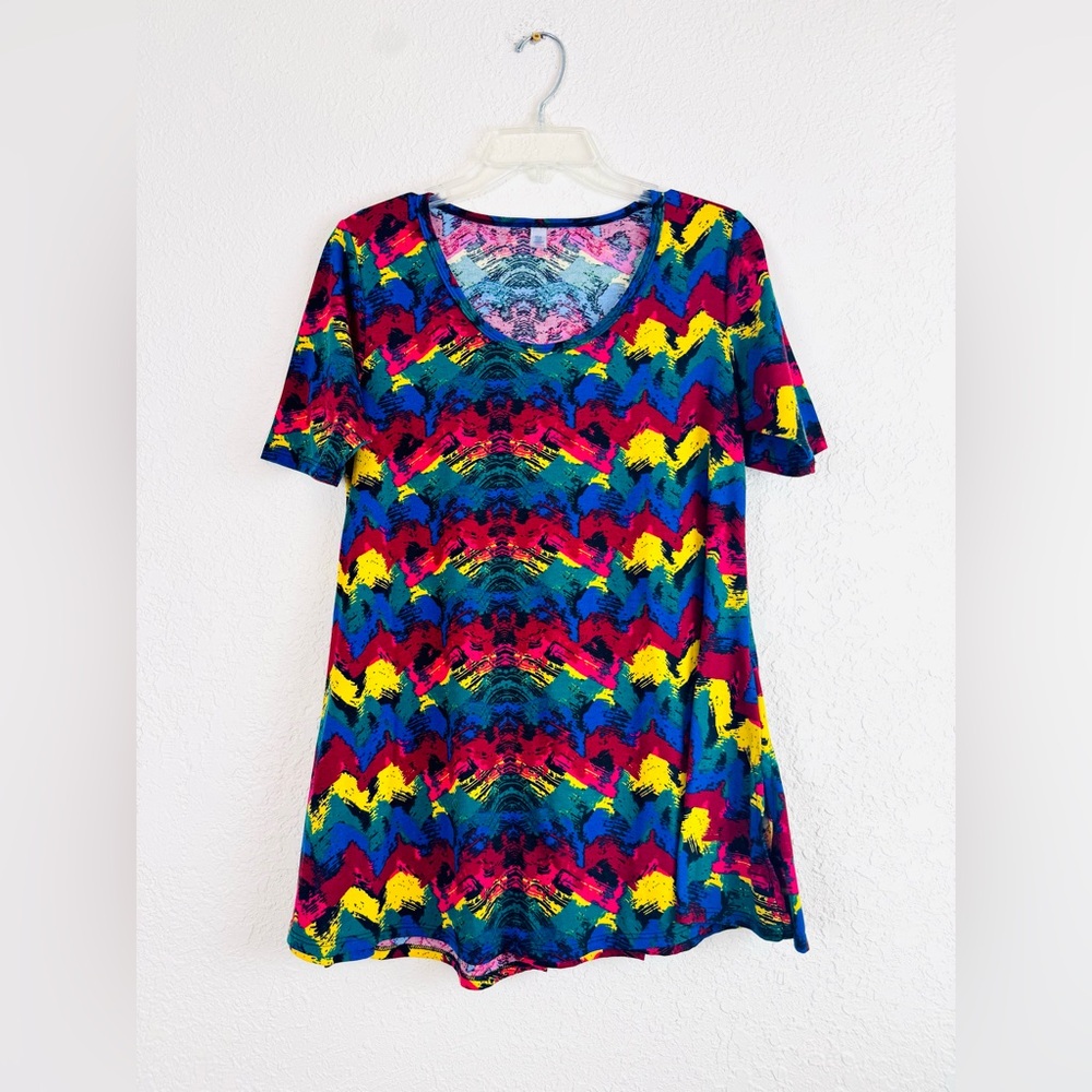 LuLaRoe Chevron Women's Blouse XS